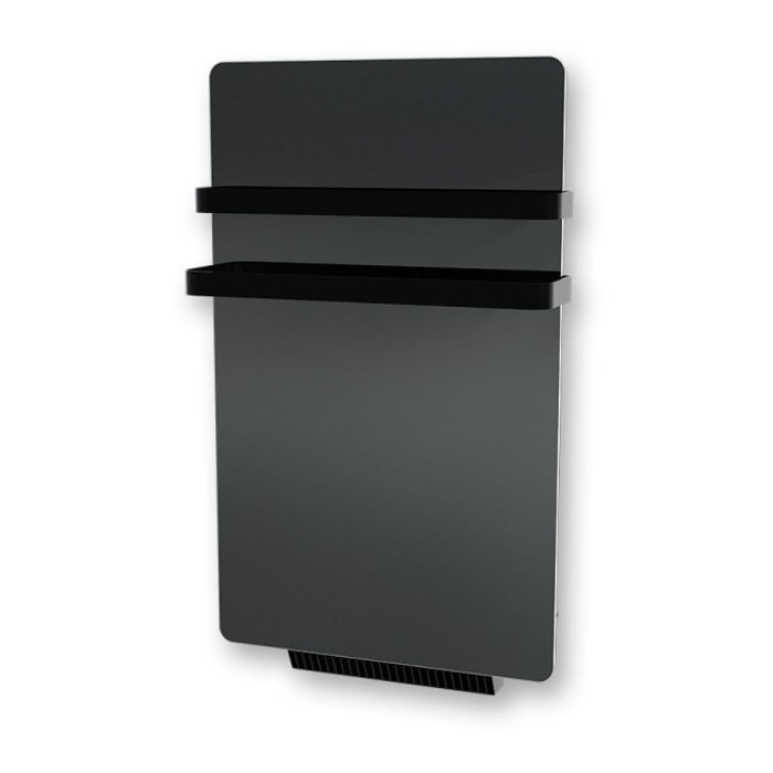 Radiateur seche-serviette Verre Miroir 500w soufflerie 900w