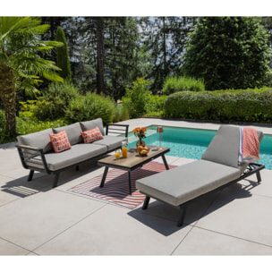 Salon de jardin modulable - 6 places - CARMEL