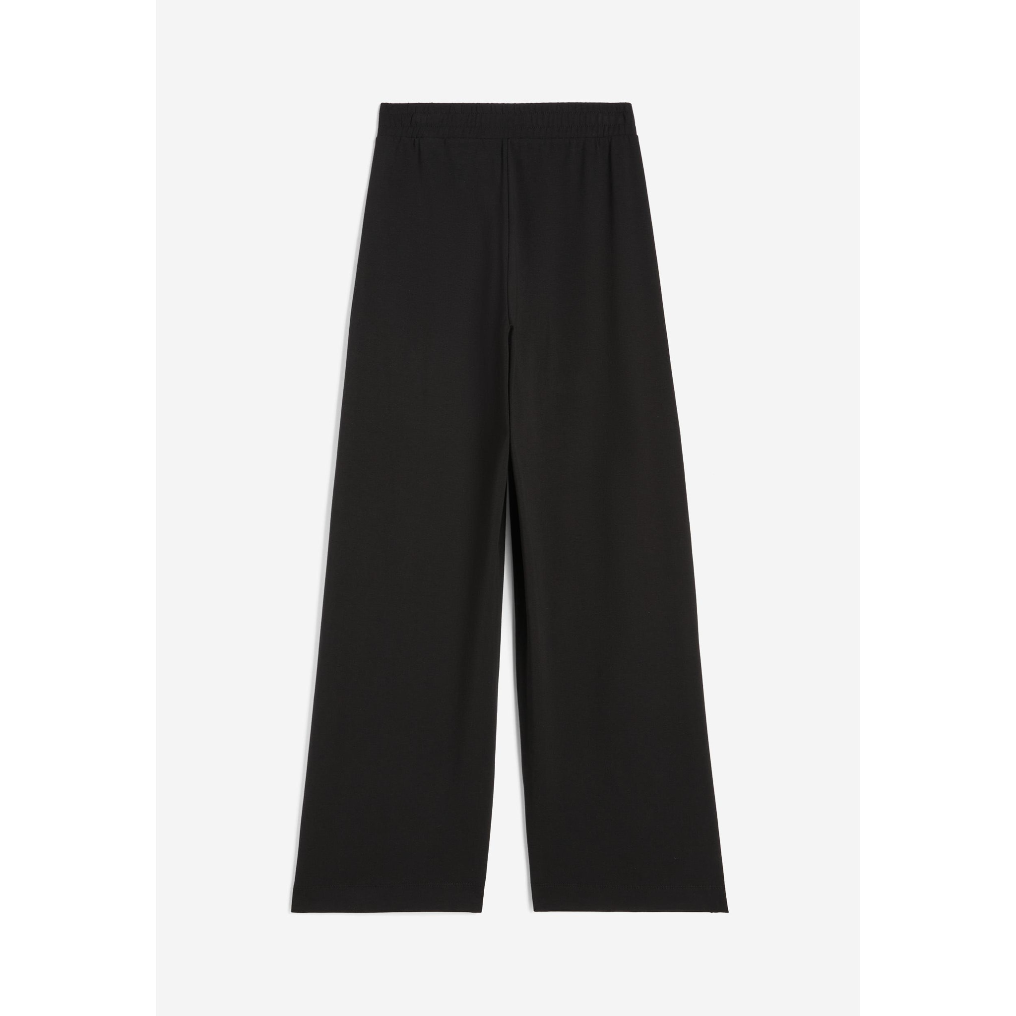 Pantaloni palazzo in heavy jersey stretch