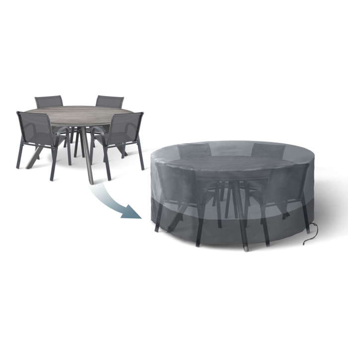 Housse de protection pour table ronde Ø220cm