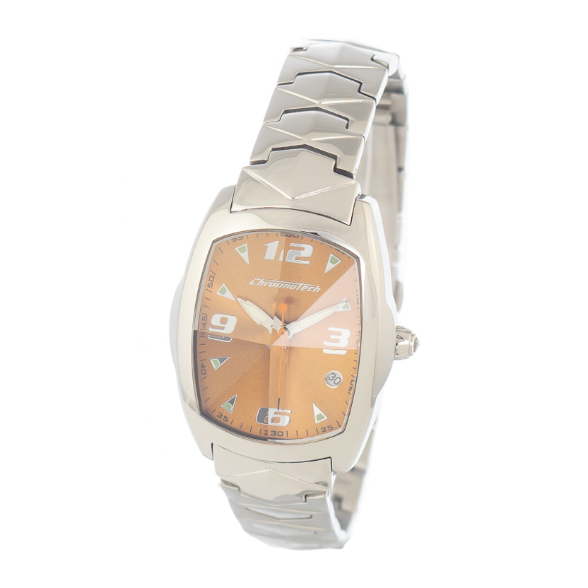 Reloj Chronotech CT7504L-06M Mujer Analogico Cuarzo con Correa de Acero