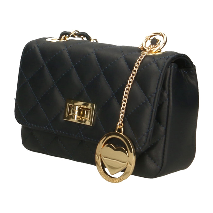 Chicca Borse Borsetta Clutch Blu