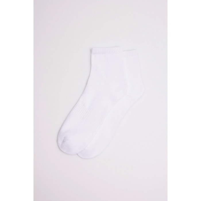 Confezione da 3 calzini sportivi in spugna bianca