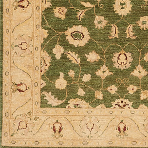 Authentique tapis d'orient, noué à la main, teinture végétale