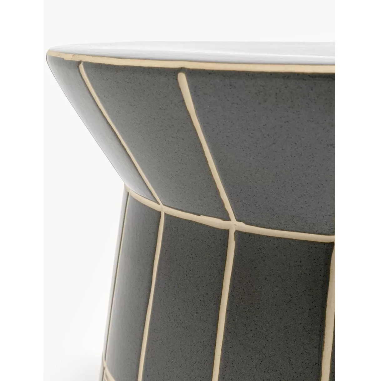 Table d'appoint Bliss Tile 38cm bleue Kare Design