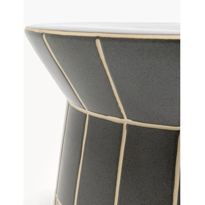 Table d'appoint Bliss Tile 38cm bleue Kare Design