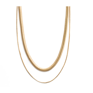 Collar Jezo acabado oro amarillo 18k