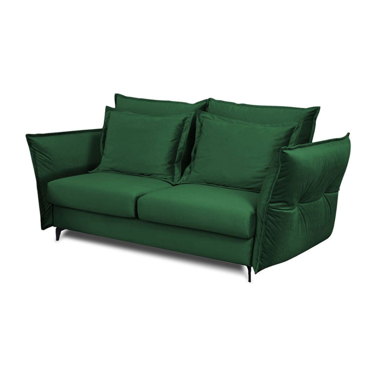 Canapé Velours droit Verduro - 4 Places