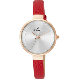 Reloj Radiant RA455205 Mujer Analogico Cuarzo con Correa de Piel sintetica