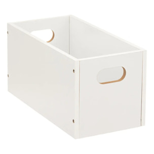 Panier 15x31cm "Mix N' Modul" bois blanc