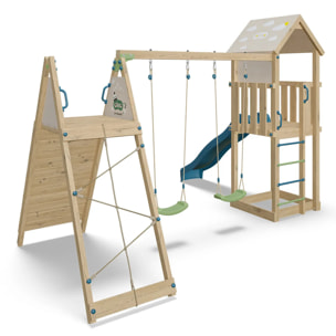 Aire de jeux bois 2,20 m OLYMPIA XPERIENCE 2 - 9 enfants