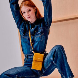 Minibolso Para Móvil Skpat Coco Ocre