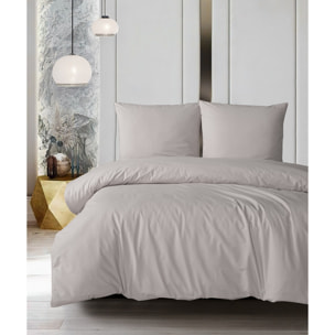 Parure housse de couette et taie(s) oreiller 100% Coton