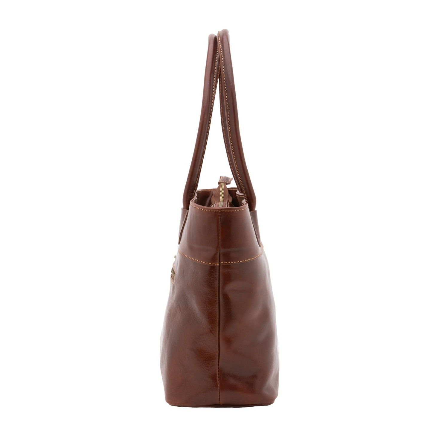 Borsa a tracolla da uomo in vera pelle - Modello False - 100% pelle - 40.0 x 27.0 x 14.0 cm
