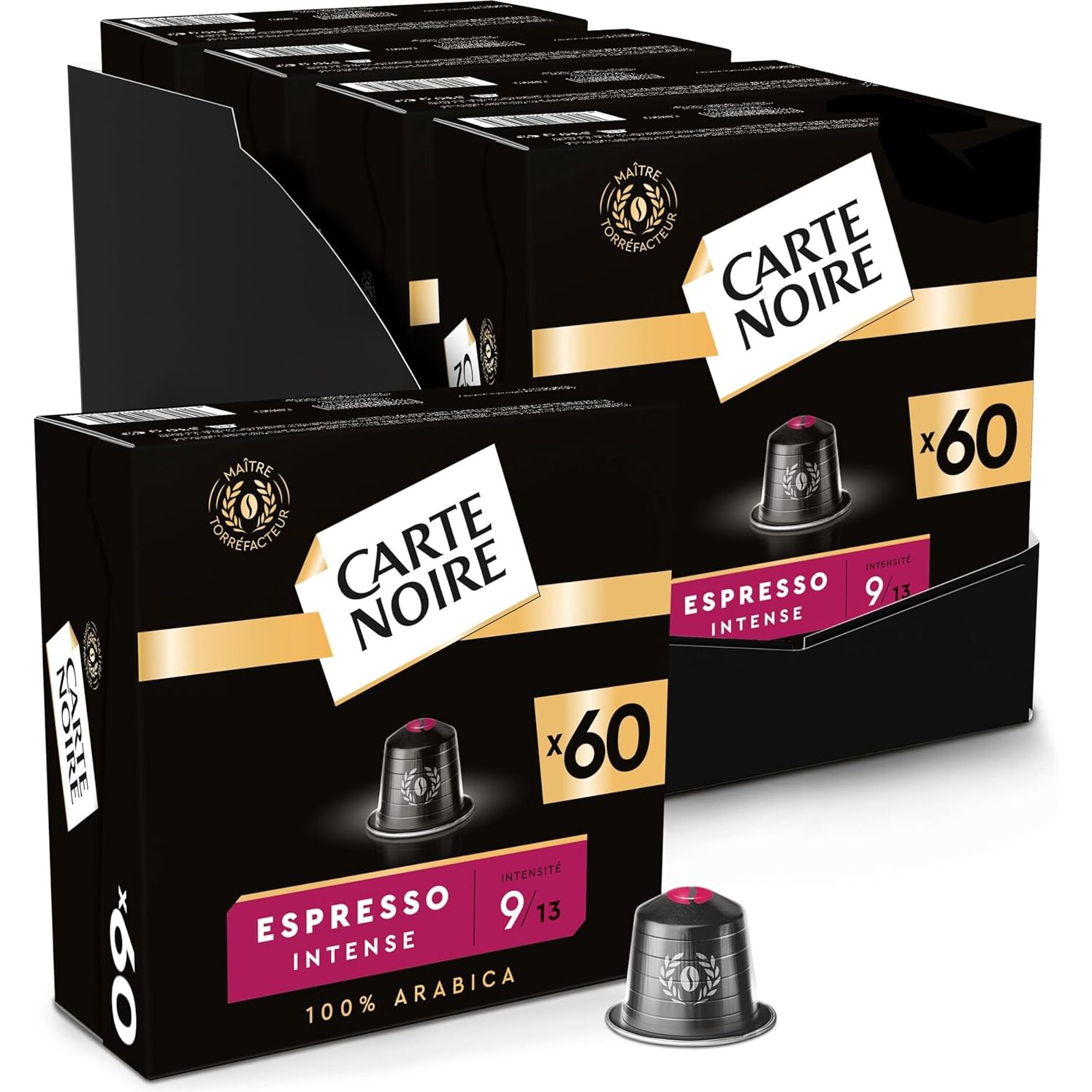 Capsules Compatibles Nespresso Aluminium Espresso N9 Intense x30