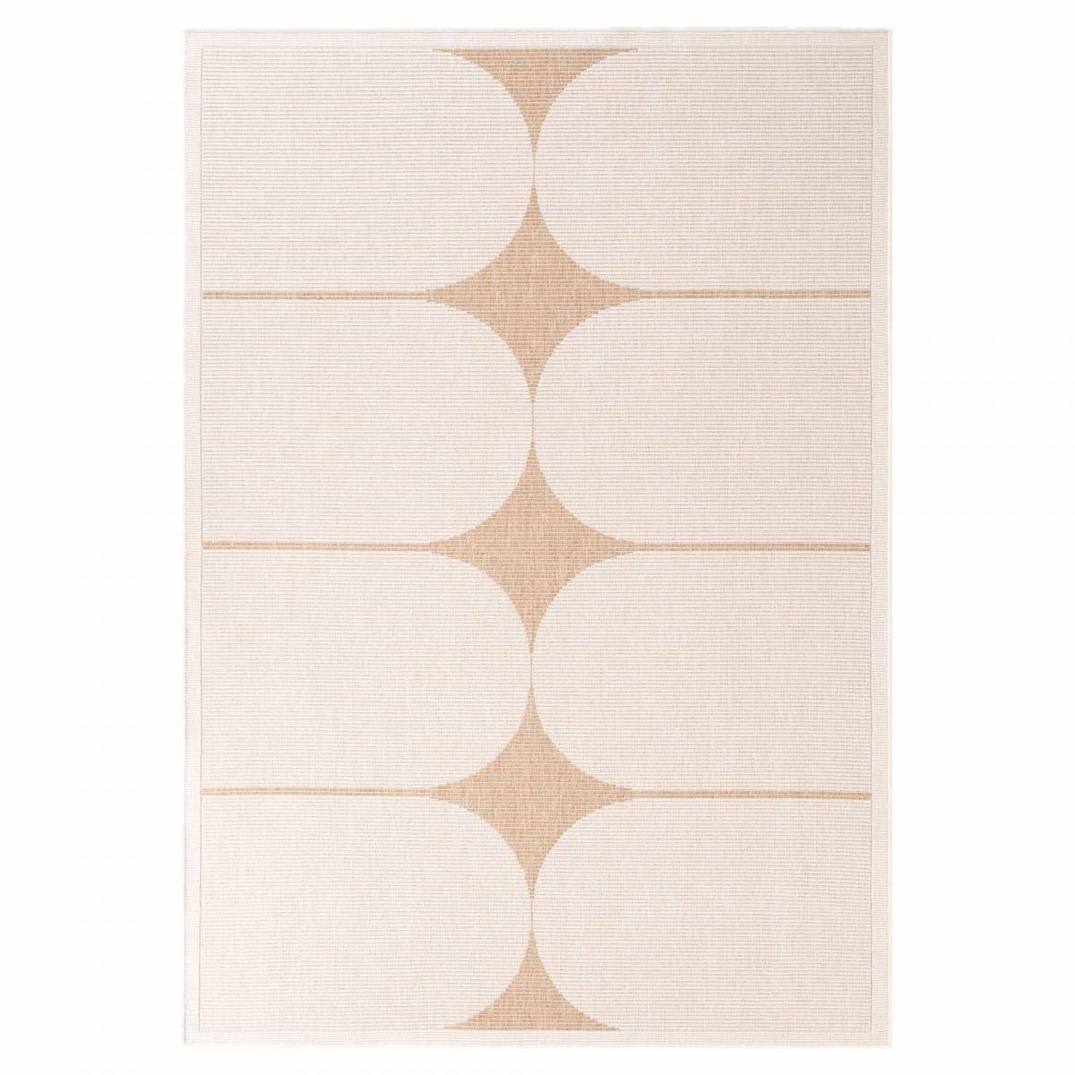 Tapis exterieur kilim géométrique, meusa, design authentique