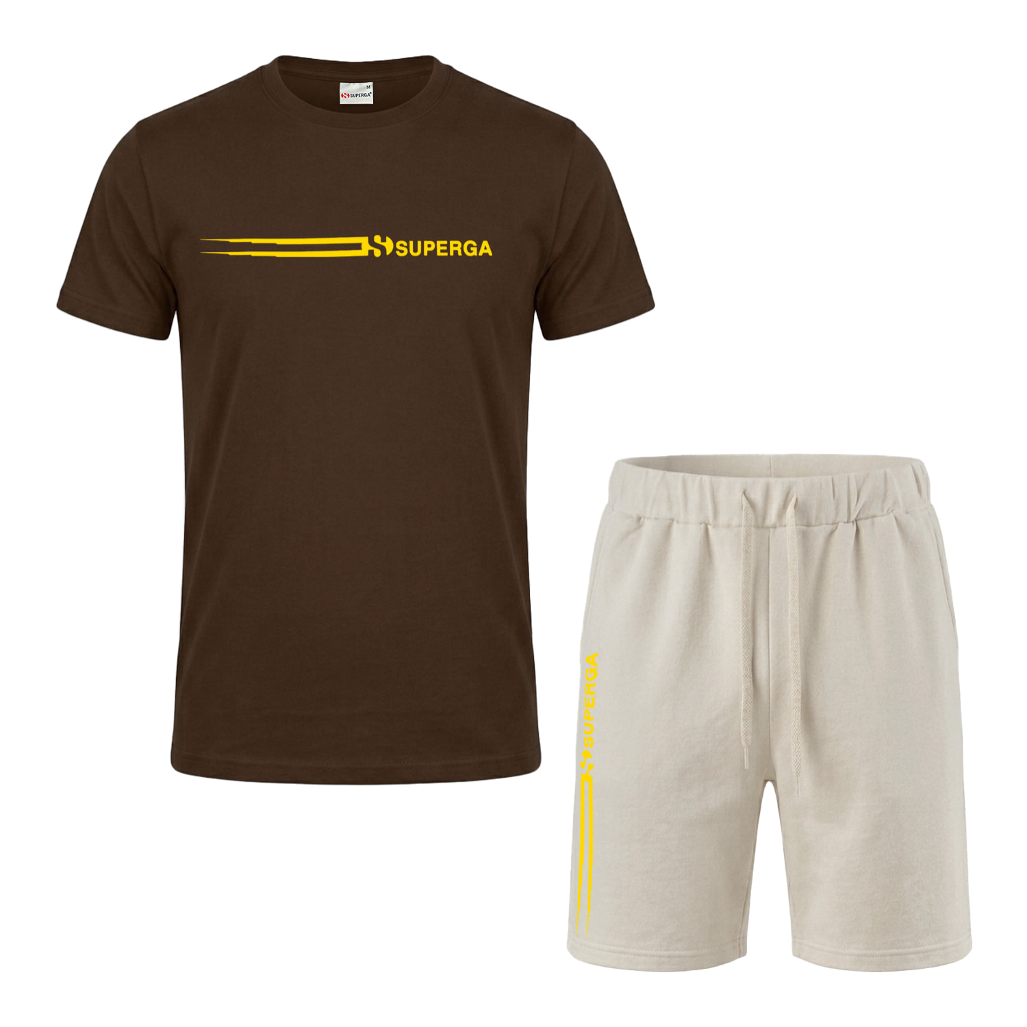 Completo Uomo SUPERGA Corto Cotone Jersey