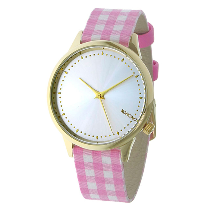 Reloj Komono KOM-W2855 Mujer Analogico Cuarzo con Correa de Tela