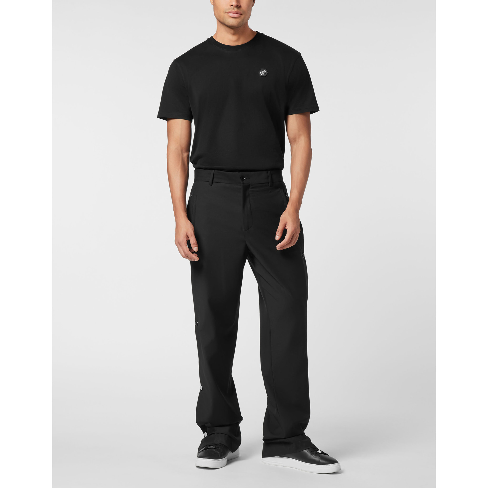 PHILIPP PLEIN Pantaloni a gamba larga MONOGRAM