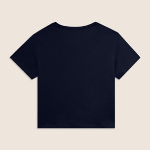 T-shirt Manica Corta Cropped con piccolo Logo FREDDY