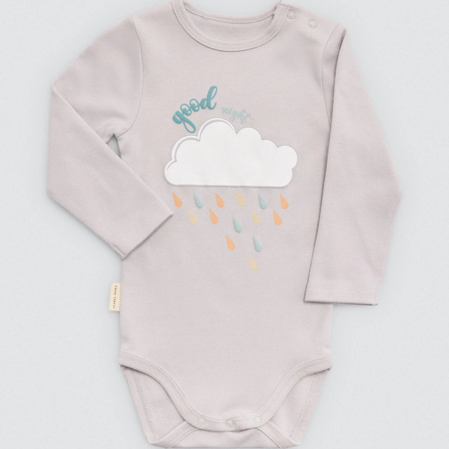 Confezione da 2 body a maniche lunghe per neonato Rainy Day