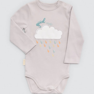 Confezione da 2 body a maniche lunghe per neonato Rainy Day