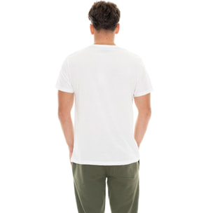 T-shirt uomo a manica corta in cotone, stampa Leone 1947 Graphics