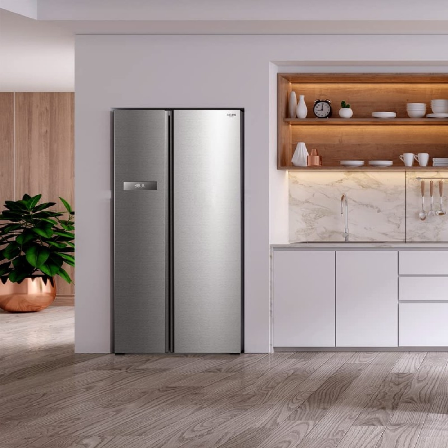 Cecotec Frigorífico americano Bolero CoolMarket SBS 592 inox