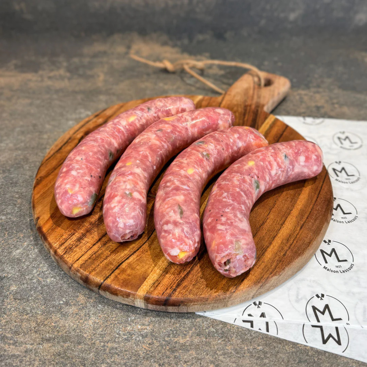 Saucisse au Cheddar et Piment Jalapeño