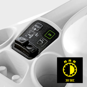 Nettoyeur vapeur Karcher SC 3 EasyFix - Pression 3.5 bar- Débit vapeur 40 g/min- Temps de chauffe rapide- Kit sols Easyfix
