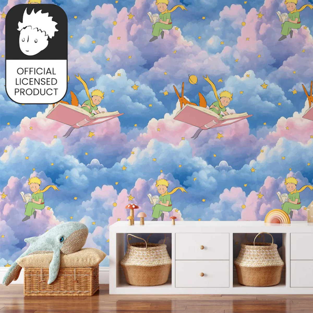 Carta da Parati Ufficiale Il Piccolo Principe Lettura Cielo