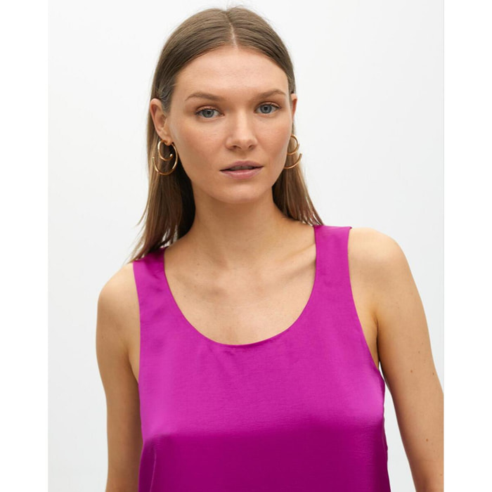 Top Basico con Spalline Larghe