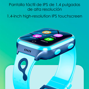 Smartwatch K9 4G GPS. Localización especial para niños, con cámara, cercas virtuales, escucha remota, llamadas SOS y video llamada.