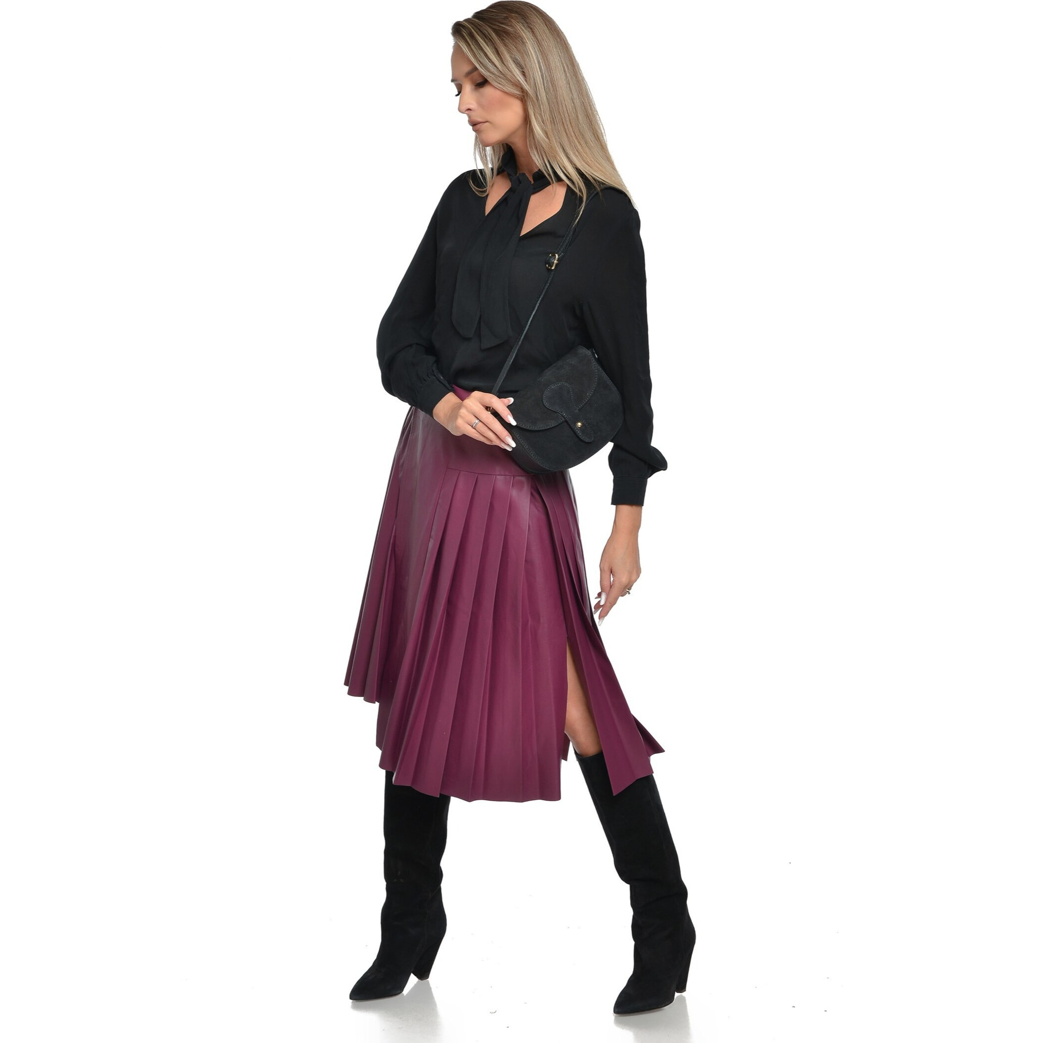 Borsa a spalla Anna Luchini Nero