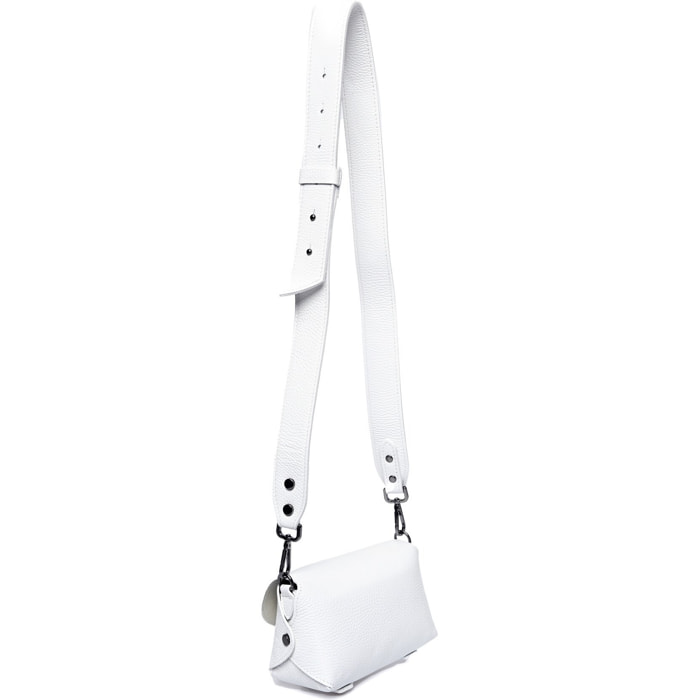 Borsa a tracolla Anna Luchini Bianco