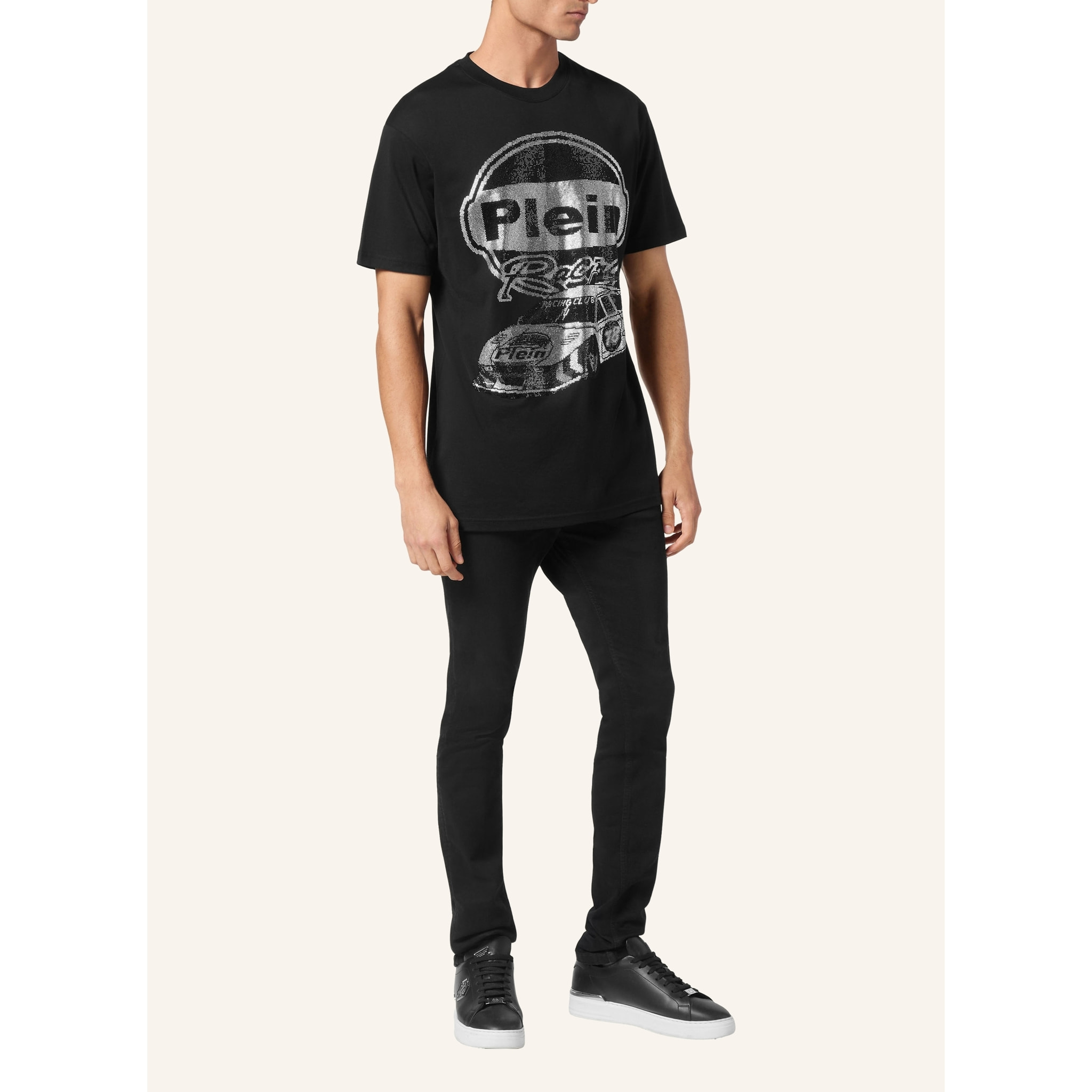 PHILIPP PLEIN Camiseta Cuello Redondo RACING
