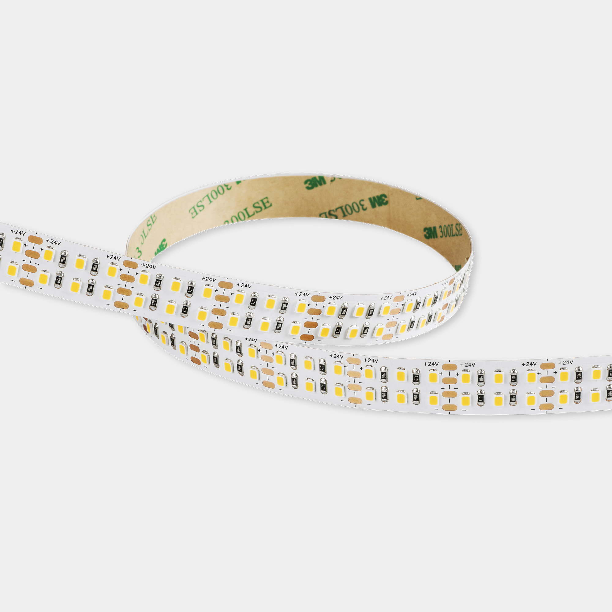 LEDS C4 Tira LED ON Advanced Double LED 96 Blanco Cálido - 3000K CRI 90 IP20 7647LM para Interior de Techo o Pared en Cocina, Oficina, Sala de Estar