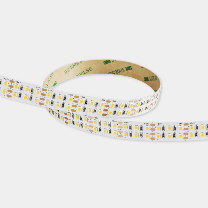 LEDS C4 Tira LED ON Advanced Double LED 96 Blanco Cálido - 3000K CRI 90 IP20 7647LM para Interior de Techo o Pared en Cocina, Oficina, Sala de Estar