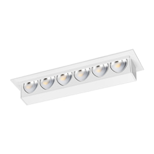 Ledsc4 LedsC4 Downlight LED Trimless Blanco, Iluminación de Pared 515 Lúmenes, 3000K, Aluminio Resistente, Diseño Moderno y Elegante para Hogar, Serie Bento Wall Washer