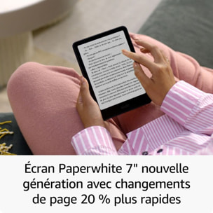 Liseuse eBook AMAZON Kindle Paperwhite SE 32Go Noir Métallisé