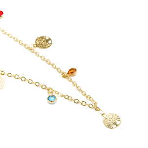 Collar Shapio acabado oro amarillo 18k