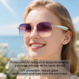 Gafas AI GY-200, traducción automática de +100 idiomas, agente AI, reproducción músical.