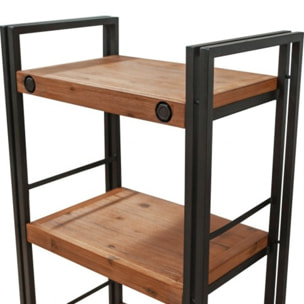 Bibliothèque 4 étagères H.140cm - ATELIER