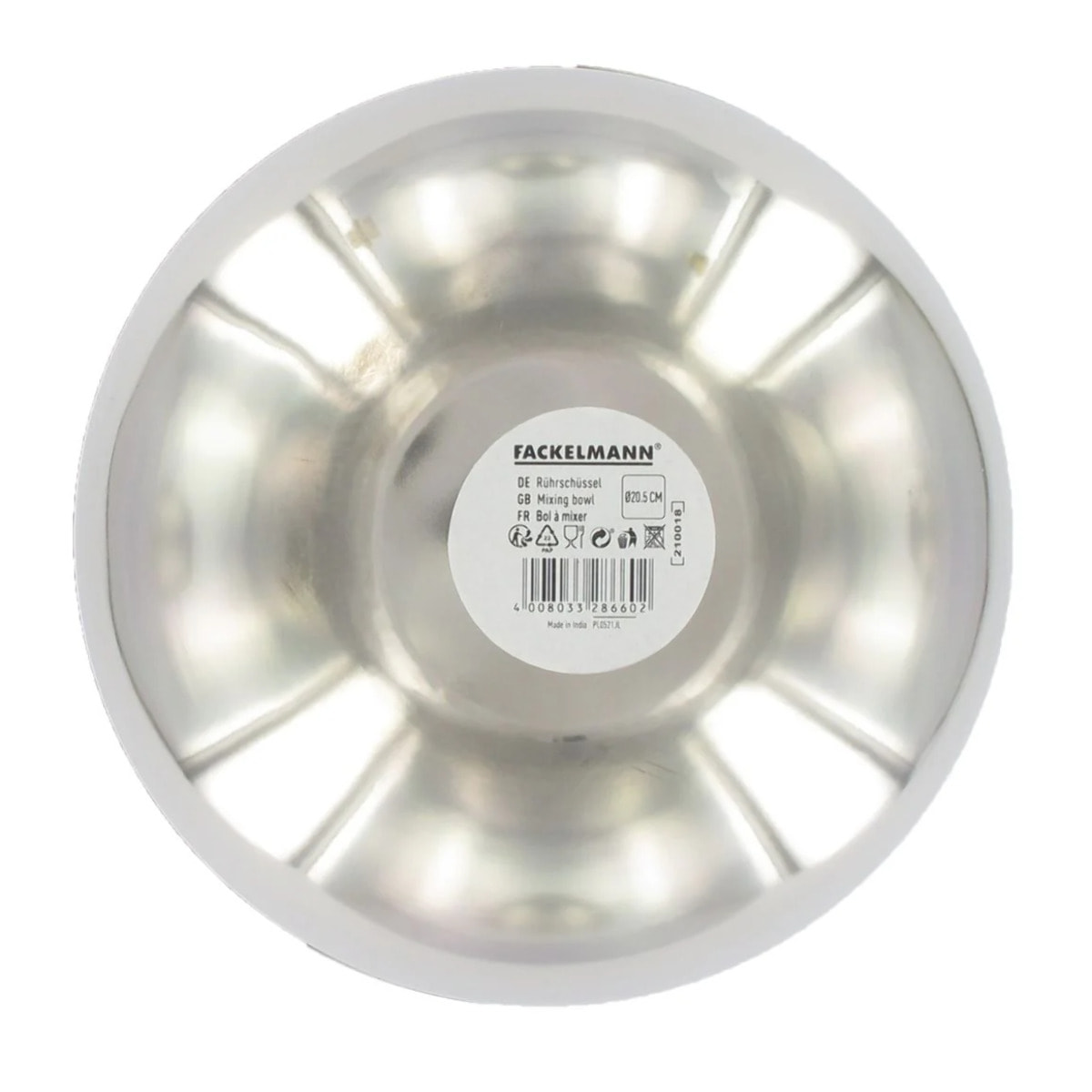 Bol à mixer en inox de 20,5 cm de diamètre Fackelmann Basic
