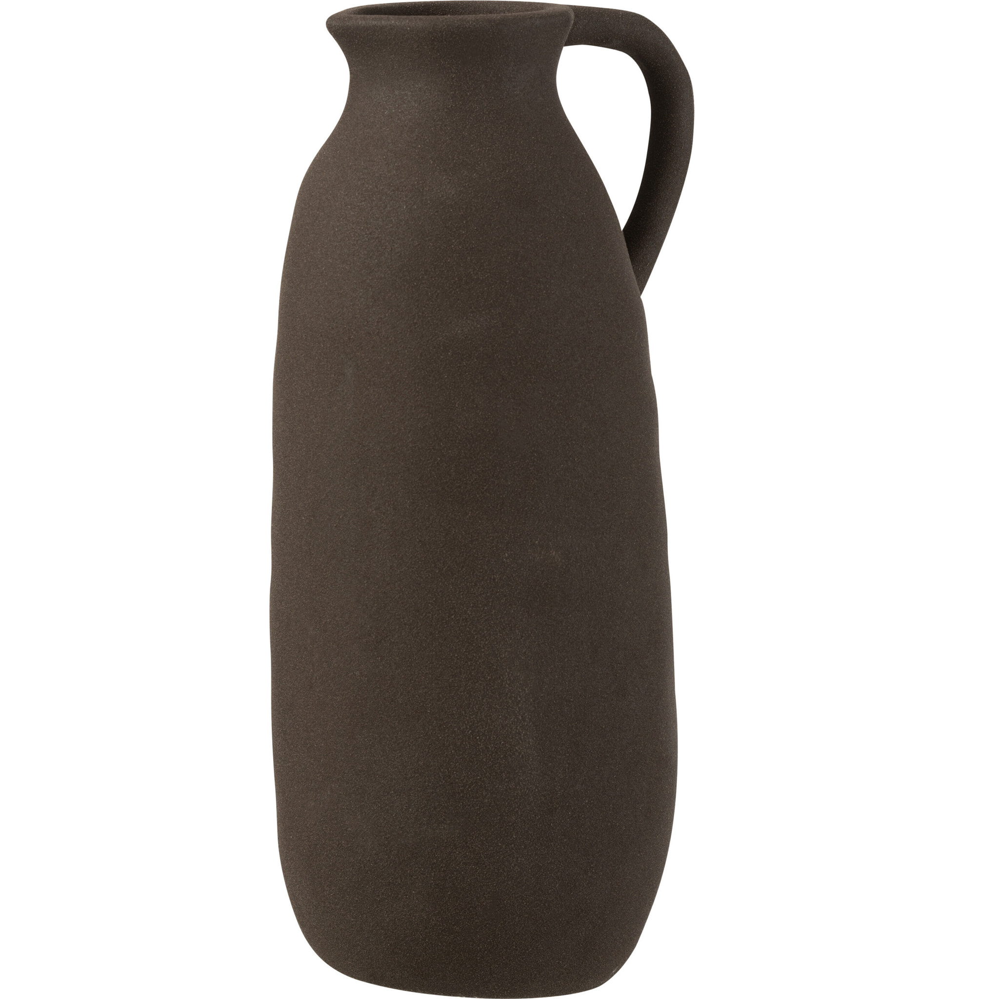 J-Line vase Cruche - céramique - noir - large - 36 cm de hauteur