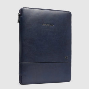 Piquadro Porte bloc pour en cuir iPad® avec boucle à stylo et poche à AirPods®
