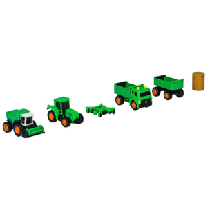 Set Mini Veicoli Fattoria (5 pezzi da 10cm)