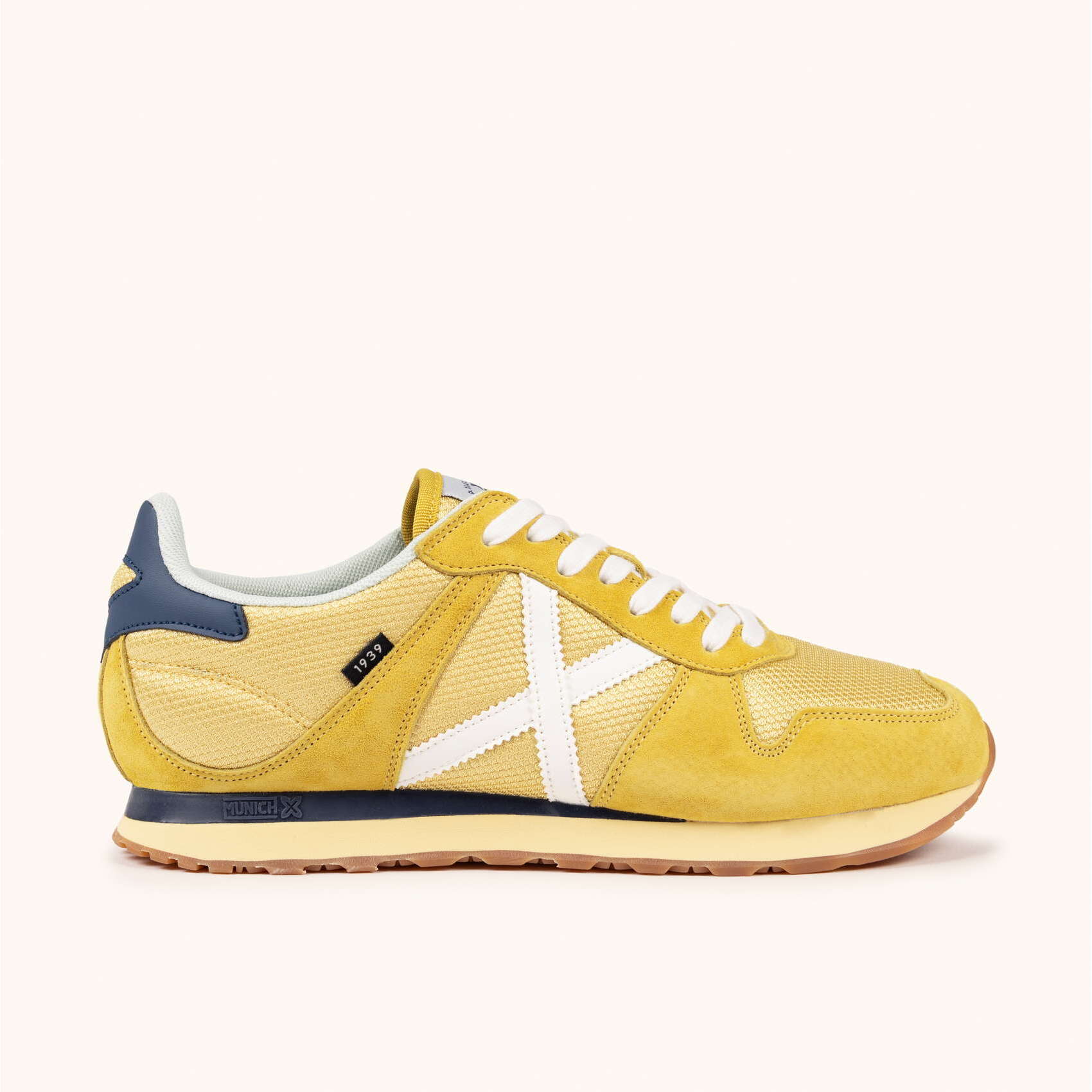Zapatillas Retro Running Amarillo Mostaza MUNICH MASSANA MAN 599