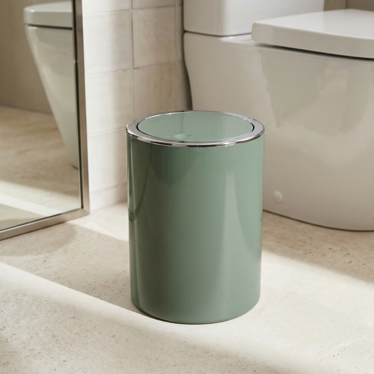 Poubelle à  bascule KAMAKA 6L Vert Basil MSV