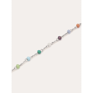 Pulsera Crystals Colors Acero